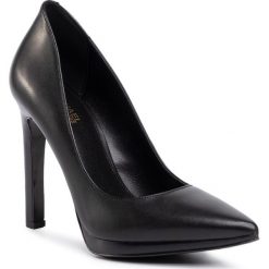 Szpilki MICHAEL MICHAEL KORS - Brielle Pump 40R0BIHP1L Black. Czarne półbuty damskie MICHAEL Michael Kors, bez wzorów, ze skóry, bez obcasa, na obcasie, bez zapięcia. Za 739,00 zł.