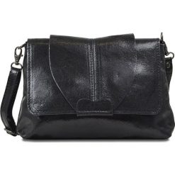 Torebki klasyczne damskie: Skórzana torebka „Lisa” w kolorze czarnym – 24 x 6 x 16 cm