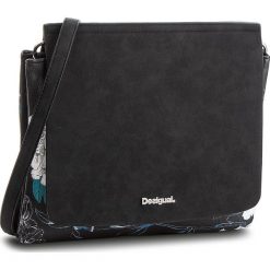 Torebka DESIGUAL - 18WAXPDA 2000. Czarne listonoszki damskie Desigual, ze skóry ekologicznej. W wyprzedaży za 209,00 zł.
