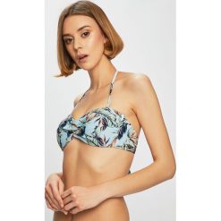 Vero Moda - Biustonosz kąpielowy. Niebieskie stroje kąpielowe damskie marki Vero Moda, s, bez wzorów, z elastanu. Za 119,90 zł.