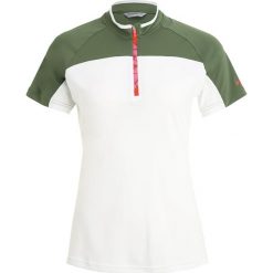 Topy sportowe damskie: Ziener CARICE Tshirt z nadrukiem white/tir