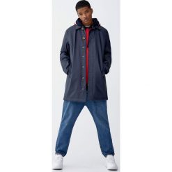 Granatowa ocieplana kurtka. Zielone kurtki męskie marki Pull&Bear, m. Za 199,00 zł.