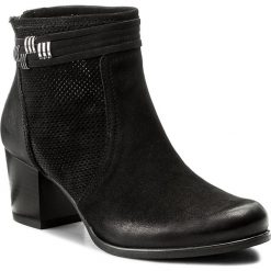 Botki LASOCKI - 1690-09 Czarny. Czarne buty zimowe damskie Lasocki, z materiału. Za 279,99 zł.