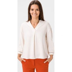 Vero Moda Ibi Bluzka Biały. Białe bluzki damskie Vero Moda, m, bez wzorów, z wiskozy, bez kołnierzyka, bez rękawów. Za 152,95 zł.
