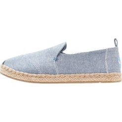 Espadryle damskie: TOMS DECONSTRUCTED ALPARGATA Espadryle blue slub