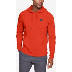 Under Armour Rival Bluza Pomarańczowy. Pomarańczowe bluzy męskie Under Armour, xl, z nadrukiem, z bawełny, bez kołnierzyka, bez rękawów, bez kaptura. Za 240,95 zł.