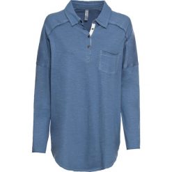 Bluza dresowa bonprix niebieski dżins melanż. Bluzy damskie bonprix. Za 32,99 zł.