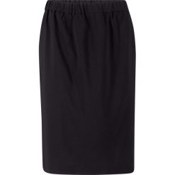 Spódnica ze stretchem bonprix czarny twill. Czarne spódniczki damskie bonprix, w paski, midi, wyszczuplające. Za 69,99 zł.