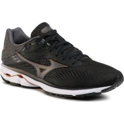 Buty MIZUNO - Wave Rider 23 J1GC190351 Czarny. Czarne buty sportowe męskie Mizuno, z tworzywa sztucznego, bez zapięcia, do biegania, mizuno wave. W wyprzedaży za 479,00 zł.