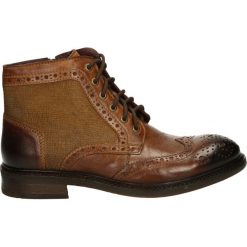 Botki męskie - 59849 BROWN. Brązowe bez kategorii marki Venezia, ze skóry. Za 239,00 zł.