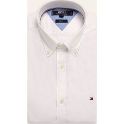 Tommy Hilfiger - Koszula. Białe koszule męskie TOMMY HILFIGER, xl, bez wzorów, z elastanu, casualowe, button down, z długim rękawem. W wyprzedaży za 299,90 zł.