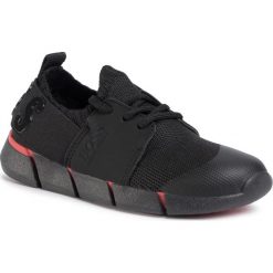 Sneakersy BOSS - J29216 M Black 09B. Czarne trampki chłopięce Boss, bez wzorów, ze skóry ekologicznej, na sznurówki. W wyprzedaży za 279,00 zł.