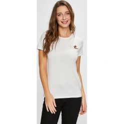 Only - Top. Szare topy damskie ONLY, l, z bawełny, z okrągłym kołnierzem. W wyprzedaży za 49,90 zł.
