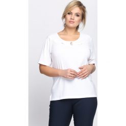 Biały T-shirt Subtype. Białe bluzki damskie Born2be, l. Za 19,99 zł.