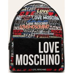 Love Moschino - Plecak. Czarne plecaki damskie Love Moschino, bez wzorów, ze skóry. Za 899,90 zł.