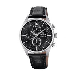 Festina F20286-4 - Zostań stałym klientem i kupuj jeszcze taniej. Czarne zegarki męskie marki Festina. Za 538,00 zł.
