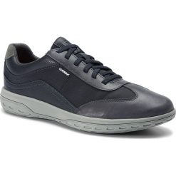 Sneakersy GEOX - U Mansel A U924AA 04311 C4002 Navy. Niebieskie półbuty męskie Geox, na co dzień, bez wzorów, ze skóry ekologicznej, eleganckie, bez zapięcia. W wyprzedaży za 299,00 zł.