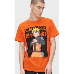 Koszulka Naruto Shippuden - Pomarańczowy. Pomarańczowe koszulki męskie Cropp, s, bez wzorów, bez kołnierzyka, bez rękawów. W wyprzedaży za 44,99 zł.