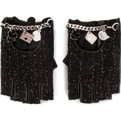 Rękawiczki Damskie KARL LAGERFELD - 91KW3602 Black 999. Czarne rękawiczki damskie KARL LAGERFELD, bez wzorów, ze skóry. Za 489,00 zł.