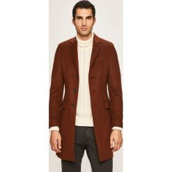 Tommy Hilfiger Tailored - Płaszcz. Płaszcze męskie Tommy Hilfiger Tailored, m, bez wzorów, z wełny, bez kaptura. W wyprzedaży za 799,90 zł.