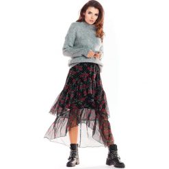 Spódnica tiulowa maxi - s/m. Spódniczki damskie e-margeritka.pl, s, z nadrukiem, z poliesteru, eleganckie, z krótkim rękawem, krótkie, bez kaptura. Za 148,99 zł.