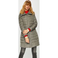 Geox - Kurtka. Szare kurtki damskie Geox, z poliesteru, długie. W wyprzedaży za 459,90 zł.