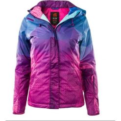 Bomberki damskie: IGUANA Kurtka damska Subira W Triangles Magenta Print/Charisma r. S