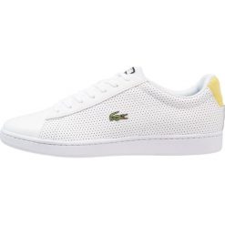 Trampki męskie: Lacoste CARNABY EVO Tenisówki i Trampki white/fluro yellow