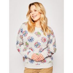 Bluza Desigual Legan 20SWSK52. Szare bluzy damskie Desigual, l, bez wzorów, z bawełny, bez rękawów, bez kaptura. W wyprzedaży za 189,00 zł.