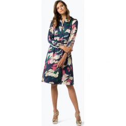 Esprit Collection - Sukienka damska, niebieski. Niebieskie sukienki z falbanami marki Esprit Collection, w kwiaty, ze skóry. Za 249,95 zł.