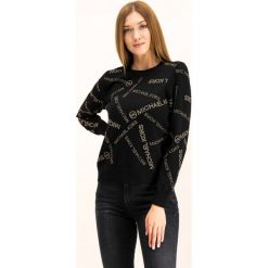 Sweter MICHAEL Michael Kors MF96P0ZCHN. Czarne swetry damskie MICHAEL Michael Kors, m, bez wzorów, z elastanu, klasyczne, bez rękawów, bez kaptura. W wyprzedaży za 699,00 zł.