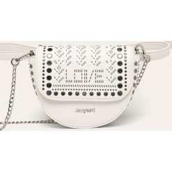 Desigual - Nerka. Białe nerki damskie Desigual, w paski, z poliesteru, małe. Za 299,90 zł.
