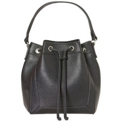 Pieces Damska torebka Balbina Tighten Bag Black. Czarne torebki klasyczne damskie Pieces, bez wzorów, bez dodatków. W wyprzedaży za 99,00 zł.
