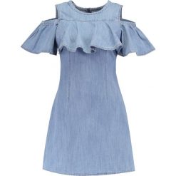 Sukienki: Miss Selfridge Petite COLD SHOULDER Sukienka jeansowa blue