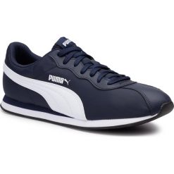 Sneakersy PUMA - Turin II 366963 03 Peacoat/Puma White. Niebieskie sneakersy męskie Puma, bez zapięcia. Za 249,99 zł.