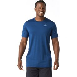 T-shirt męski SMARTWOOL Merino 150 niebieski. Niebieskie t-shirty męskie Smartwool, m, bez wzorów, z wełny, bez kołnierzyka. Za 192,99 zł.