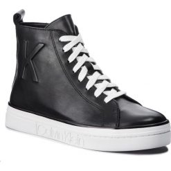 Sneakersy CALVIN KLEIN - Katrice E7548 Black. Czarne półbuty damskie Calvin Klein, ze skóry ekologicznej. W wyprzedaży za 279,00 zł.