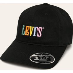 Levi's - Czapka. Czarne czapki damskie Levi's®, bez wzorów, z elastanu. Za 129,90 zł.