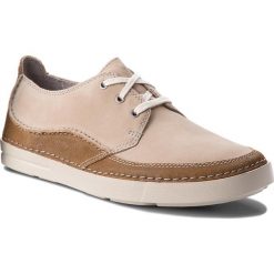 Półbuty CLARKS - Gosler Edge 261325687 Sand Suede. Brązowe półbuty męskie marki Clarks, na co dzień, bez wzorów, ze skóry, eleganckie, bez zapięcia. W wyprzedaży za 179,00 zł.