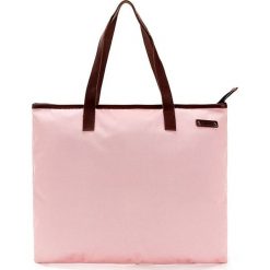 Torebki klasyczne damskie: Torebka w kolorze jasnoróżowym – 48 x 38 x 1 cm