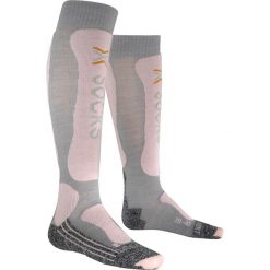 Skarpety X-SOCKS SKI LADY COMFORT SUPERSOFT. Szare skarpetki damskie X SOCKS, bez wzorów. W wyprzedaży za 84,00 zł.