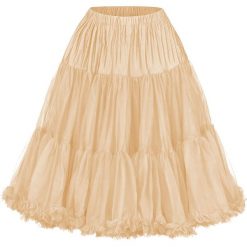 Spódniczki: Banned Lifeforms Petticoat Spódnica beżowy (Champagne)