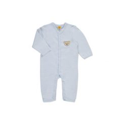 Śpiochy niemowlęce: STEIFF Boys Baby Śpioszki paski baby blue