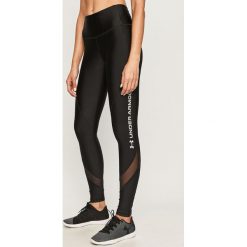 Under Armour - Legginsy. Czarne spodnie damskie Under Armour, s, z nadrukiem, z elastanu. Za 219,90 zł.