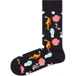 Happy Socks Park Skarpetki Czarny. Czarne skarpetki męskie Happy Socks, bez wzorów, z elastanu. Za 47,95 zł.