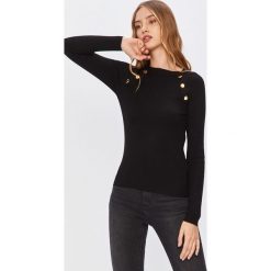 Answear Lab - Sweter. Białe swetry damskie Answear Lab, s, bez wzorów, z dzianiny, z długim rękawem, długie, bez kaptura. Za 99,90 zł.