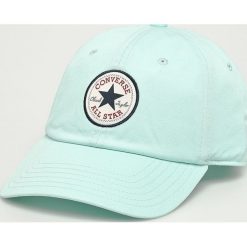 Converse - Czapka. Niebieskie czapki damskie Converse, bez wzorów, z bawełny. W wyprzedaży za 69,90 zł.