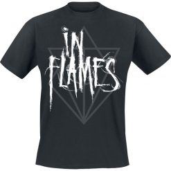 In Flames Logo T-Shirt czarny. Czarne koszulki męskie marki In Flames, l, z nadrukiem, bez kołnierzyka. Za 74,90 zł.