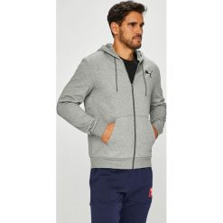 Puma - Bluza. Szare bejsbolówki męskie Puma, l, z nadrukiem, z bawełny, z kapturem. W wyprzedaży za 179,90 zł.