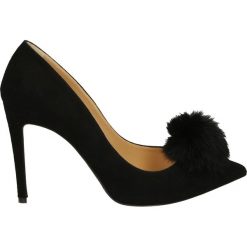Czółenka - 79502 CAM NER. Czarne buty ślubne damskie Venezia, ze skóry. Za 269,00 zł.